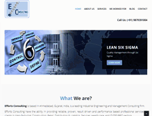 Tablet Screenshot of effortsconsulting.com